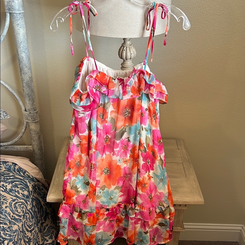 Floral Ruffle Dress - Picture 4 of 4